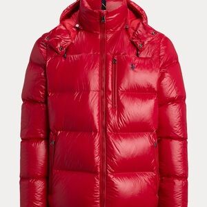 Polo Ralph Lauren Men's Vibrant Red Puffer Jacket
